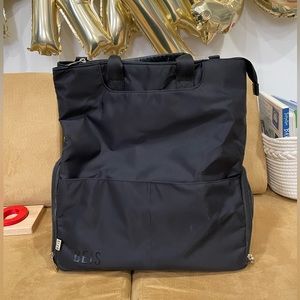 Beis Black Pumping Bag Backpack